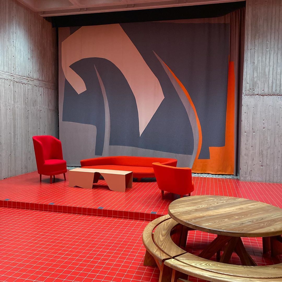 Red floor