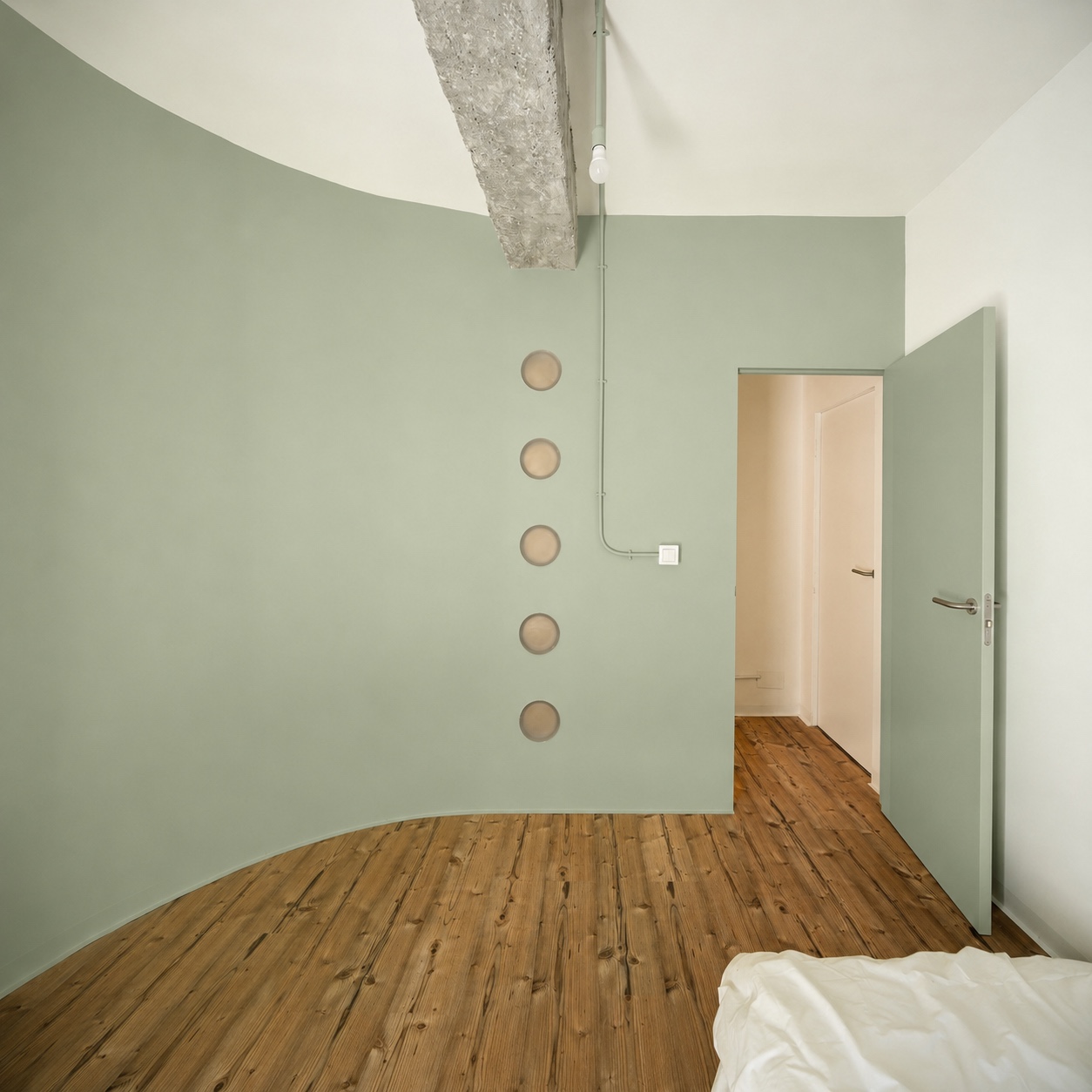 Floor II — a room in green