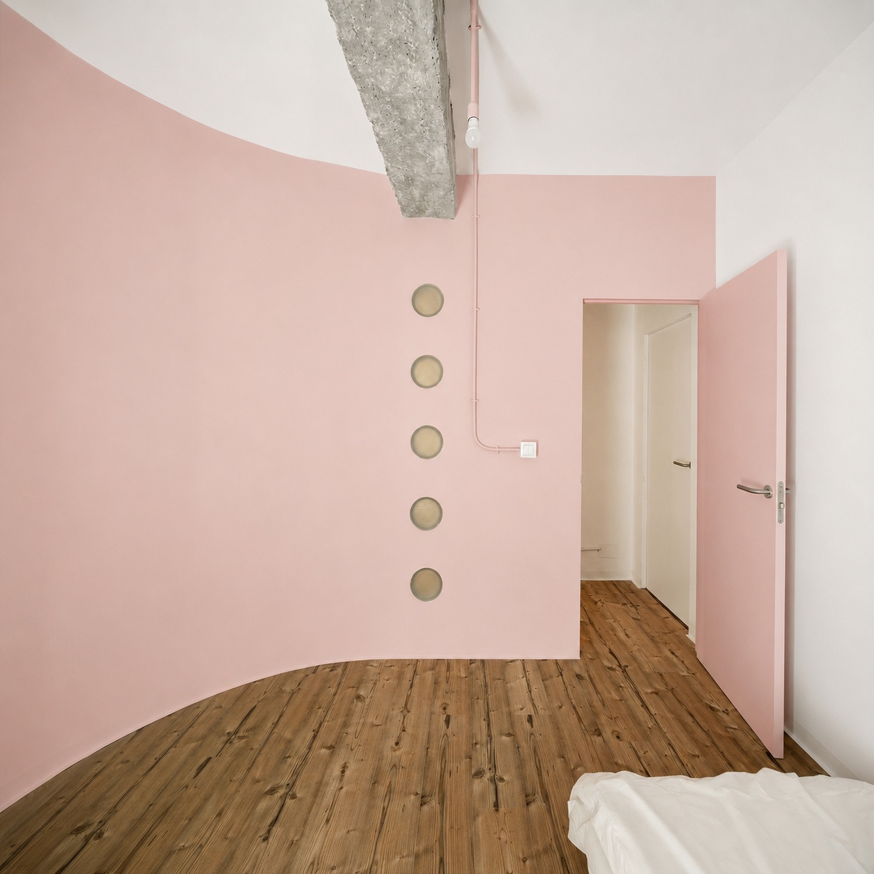 Hall floor — a room in rose